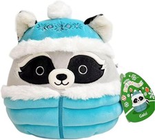 Squishmallows 12-Inch Official Jazwares Christmas Galci The Raccoon
