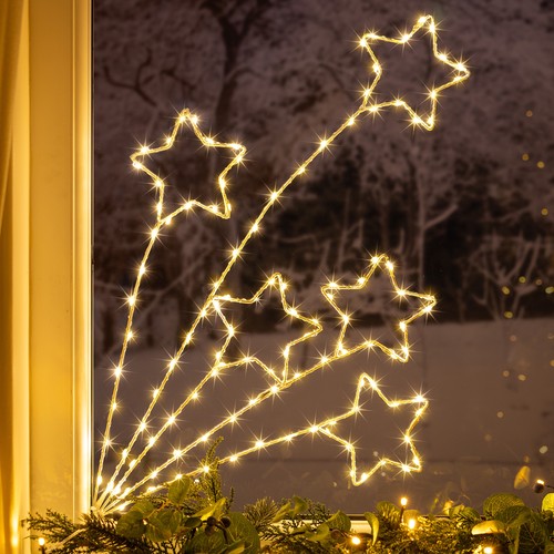 Shooting star christmas light - christmas,