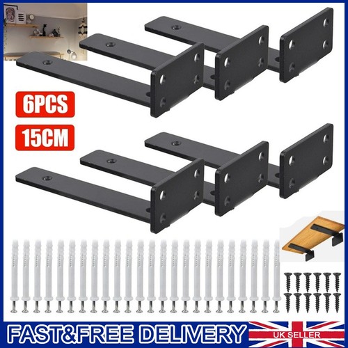 6pcs floating shelf brackets - 6pcs,