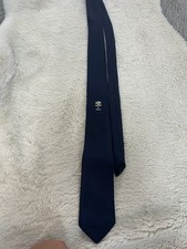 Vintage Henry Spencer London WRU Tie – Welsh Rugby Union – Made in England  Navy