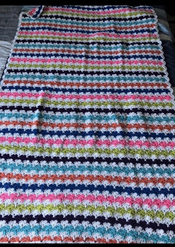 Handmade crochet blanket - crochet,