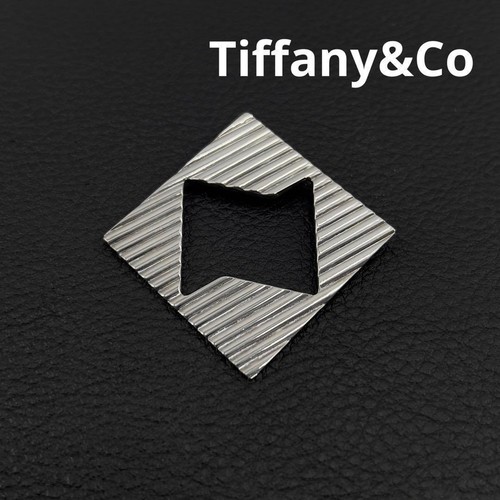 Tiffany square brooch - square,