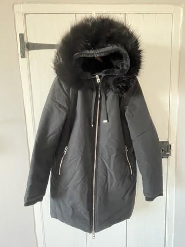 Zara black ladies parka - zara, parka-