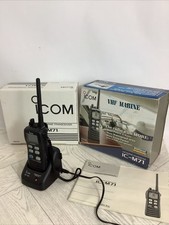ICOM IC-M71 - Handheld Marine VHF Transceiver Radio & BC-166 Charger @tfur#B