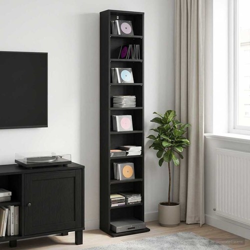 Cabinet black oak 23 - cd,