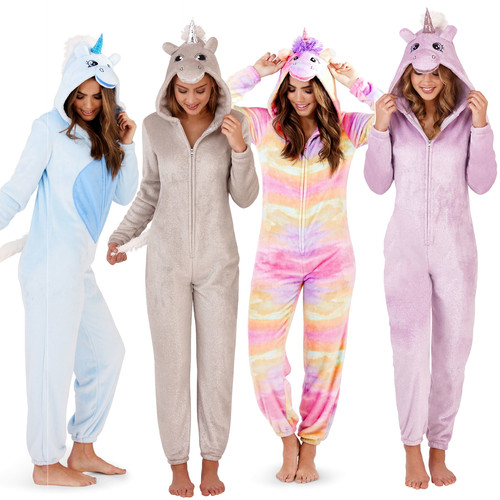 Ladies unicorn fleece - ladies, 1onesie