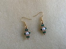 NEW HANDMADE EMERALD AND PEARL