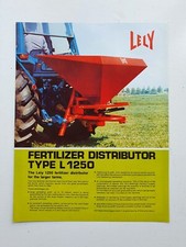 LELY L1250 FERTILIZER DISTRIBUTOR SALES LEAFLET