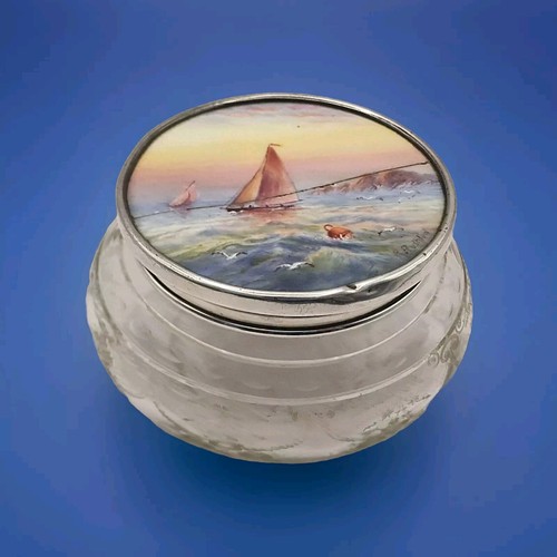 Sterling silver jar - jar, with