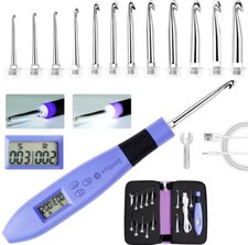 12pcs Lighted Crochet Hook Set