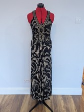Beaded Halter Maxi Dress
