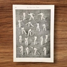 Antique 1906 British Cricket