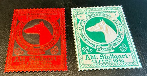 1914 stuttgart doberman - stuttgart, police
