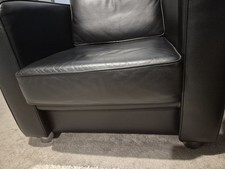 Leather 2 Seat  Sofa And One Single .