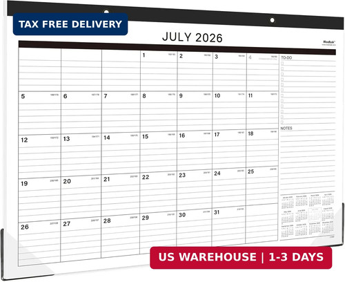Desk calendar 2026 - calendar, 2026-2027