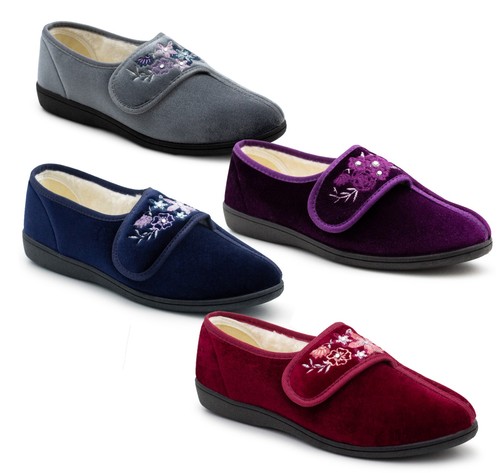 Womens wide open slippers faux - womens,