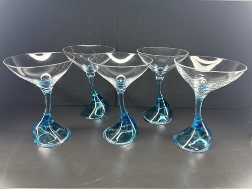 Hand blown cobalt blue stem - cobalt,