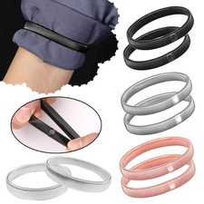 2Pcs Adjustable Shirt Sleeve Holders Metal Arm Bands-For Men s Ladie Garter.2025