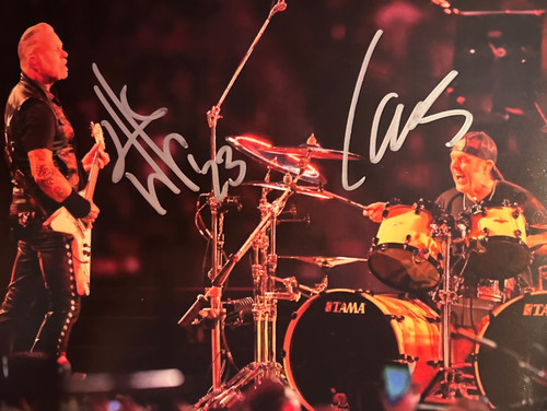 Metallica signed - metallica, (james,