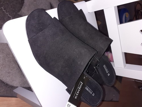 Black slip shoes matalan - black,