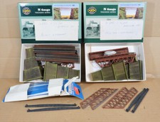 RATIO 240 241 PECO NB-38 N GAUGE ASSEMBLED WEATHERED 2 x STEEL TRUSS BRIDGE oa