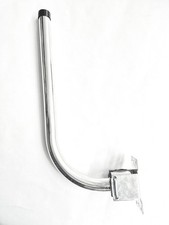 L SHAPED J POLE BRACKET TV Aerial Facia Eves Loft Caravan Wall mount 20" inch
