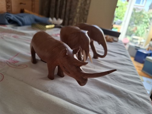 Hand carved wooden - wooden, animal