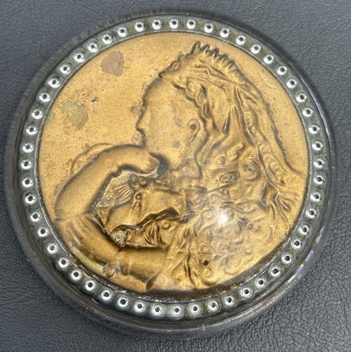 Antique gold guilded queen - antique,