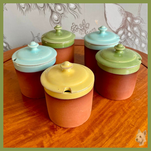 Set vintage brannam devon - of,