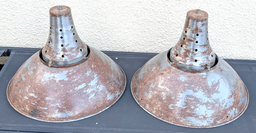Pair vintage industrial - vintage,