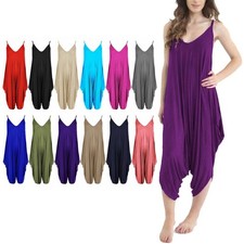 Womens Harem Jumpsuit Romper