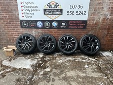 ♻4X 20 INCH VOLKSWAGEN T5 ALLOY WHEELS IN GLOSS BLACK WITH FITTING KIT♻