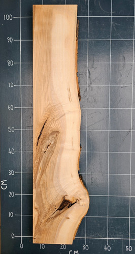 Kiln dried planed ash slab - kiln,