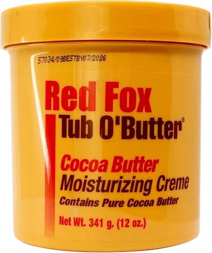 Red fox tub butter jar - fox,