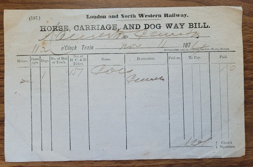 1876 london north western - 1876, &
