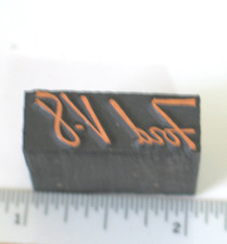 Ford V8 Printers Block Vintage