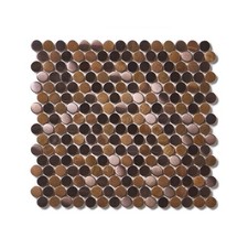 Penny round mosaic tile - penny,