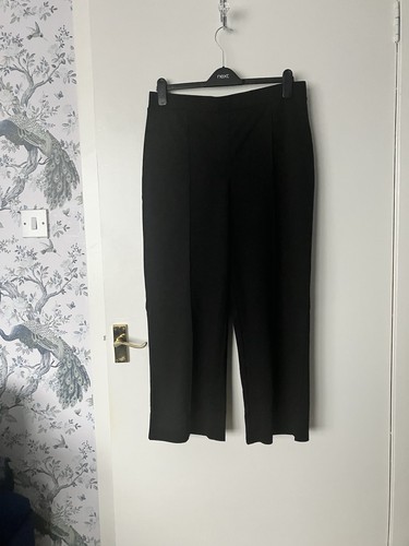 Black cropped trousers - h&m,