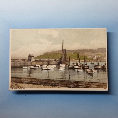 Ives cornwall postcard - st,