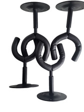 4 x Guitar Wall Hanger Mount Bracket Large Padded Hooks 