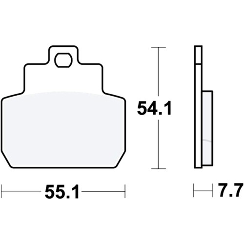Brake pad trw standard quality - pad,