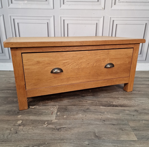Rustic oak unit media - oak, tv