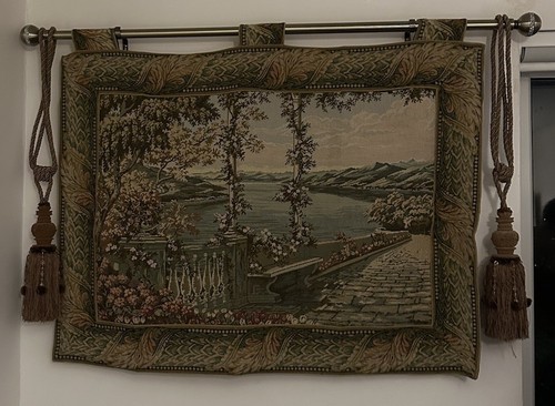 Vintage french tapestry garden - vintage,