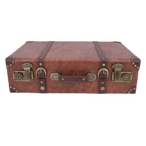 Old wooden suitcase - old,