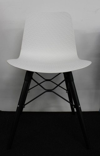 Net plastic dining chair - net,