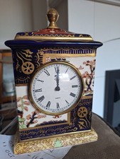 Scarce Mason's Ironstone Double Landscape Clock Official Reproduction