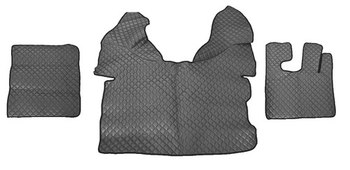 Dark gray eco - dark, leather