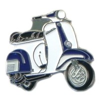 Vespa Scooter Blue and White