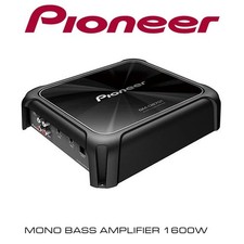 PIONEER CAR AMP 1600W MAX MONO ONE BASS SUBWOOFER CHANNEL GM-D8701 OPENBOX