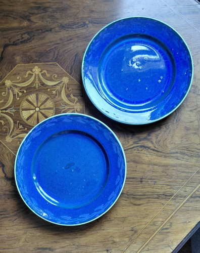 Ruskin pottery plates - 2,